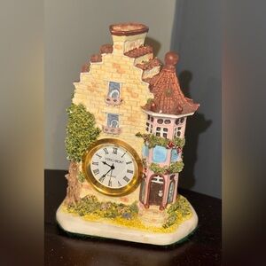 Verichron Quartz Vintage Village Cottage Clock